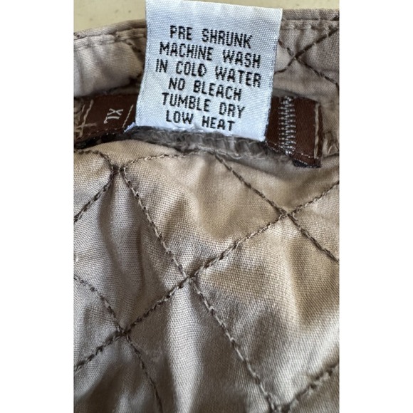 XCVI Jacket XL Taupe Diamond Quilted Belted Moto Utility Military Safari Classic - Picture 3 of 16